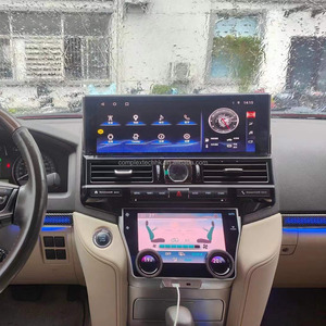 เครื่องเล่นมัลติมีเดียในรถยนต์ระบบ Android 13 ขนาด 16.2 นิ้ว พร้อมจอ LCD เต็มรูปแบบ อัพเกรดแผงควบคุมแอร์ สำหรับรถยนต์โตโยต้าแลนด์ครุยเซอร์ LC200 ปี 2016-2021 - Product Image 4