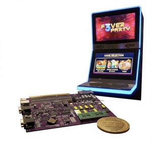 USA Standard 3 in 1 <b>Arcade</b> Game Board PCB 36+10 Pin Harness for North America Cabinets - Product Image 1