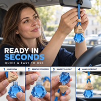 Diffuseur d'air frais pour voiture personnalisé, design en verre, diffuseur d'air frais pour voiture design, désodorisants pour voiture, design personnalisé, OEM, vente en gros