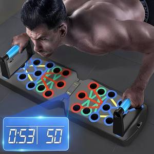 MACYO papan Push-up lipat, papan Bar Push up otomatis Hitung waktu 30 in 1 papan Pushup untuk peralatan olahraga - Product Image 2