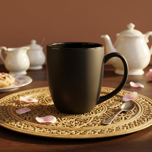 Gobelet à vin isotherme en céramique personnalisé avec couvercle - Tasse à café de voyage de 12 oz - Lot en gros - Rouge - Product Image 3