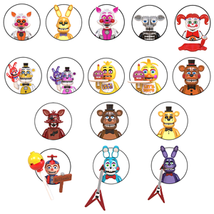 WM6170 Figurines de personnages classiques de la série de <span class=keywords><strong>jeux</strong></span> d'<span class=keywords><strong>horreur</strong></span> de survie, figurines animatroniques en blocs de construction, ensembles cadeaux en gros - Product Image 1