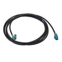 Câble adaptateur vidéo Fakra mâle vers RCA 150 mm 4 cœurs Dacar535 blindé LVDS Z femelle 100-2 GHz pour automobile Benz PTFE