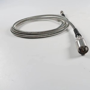 ใช้งานร่วมกับสายเคเบิลอัลตราโซนิก Panametrics BCU-58-6 BNC แบบหุ้มเกราะสแตนเลส - Product Image 1