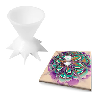 Vasos de mezcla automáticos para pintura, herramientas de vertido, suministros de pintura de gel de sílice para teñido - Product Image 1