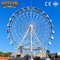 Grande Roue de 46 m de Diamètre pour Parc d'Attractions, Conception Commerciale Avancée pour Projets d'Équipements de Parcs d'Attractions
