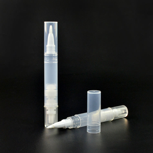 Empty for 2ml 3ml 5ml Vacuum Glue Gel Lip Gloss Cuticle Oil <b>Pen</b> Bottles with Brush Screen Printed for Skin Care Serum - Product Image 2