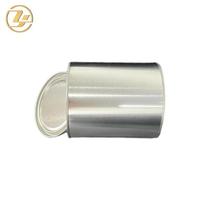 Boîte de conserve vide ronde de peinture en métal transparent de 1L enduite à l'intérieur avec couvercle et poignée à levier