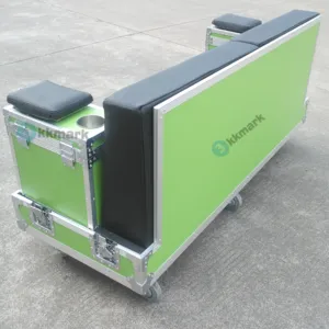 KKMark özel katlanabilir taşınabilir kanepe mobilya sandalye alüminyum depolama kontrplak uçuş yol çantası
