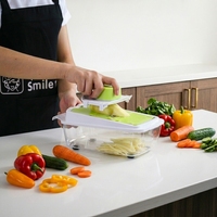 Keukenvoedselsnijder Multifunctionele mandoline Plastic groentesnijder Chopper Milieuvriendelijk