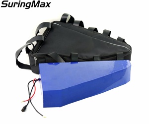 Kit de Conversión de <span class=keywords><strong>Bicicleta</strong></span> Eléctrica con Motor de 500w, Batería de Litio Triangular de 48v, Scooter Eléctrico - Product Image 4