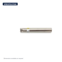 Insert MFH01R de petit diamètre LPGT010210ER fraise en bout support de fraise CNC rapide double face OEM de refroidissement interne à alimentation élevée