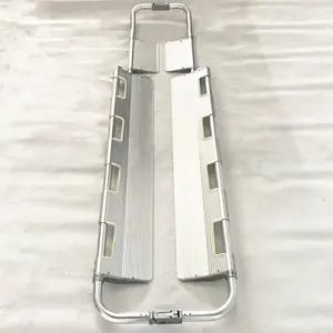 Camilla de cuchara ajustable para Hospital de alta calidad, camilla de transferencia de pacientes de aluminio de acero inoxidable a la venta - Product Image 1