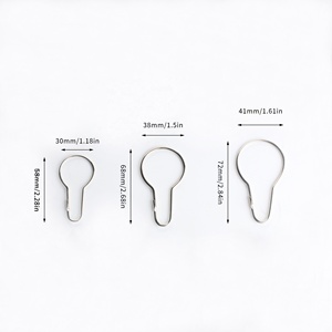 8 ganchos de cortina invertidos en forma de calabaza sin cuentas de hierro, duraderos y ecológicos para cortinas de ducha y ventanas - Product Image 6