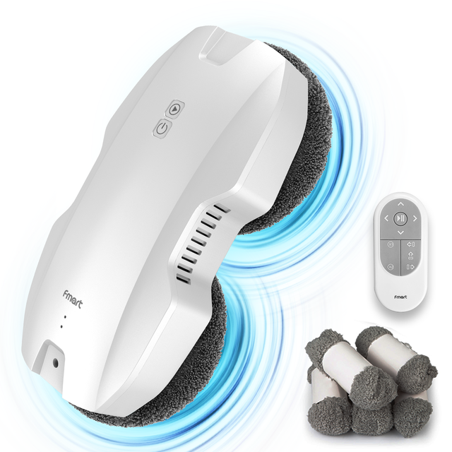 Electric Remote App-Controlled Household Window Robot Cleaner High Rise Building US Plug Type Auto Water Spray Cleaning