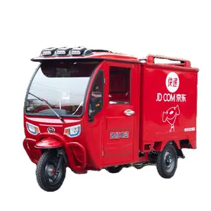 Enclosed Cabin Cargo Tricycle Vehicles Delivery Electric Tricycle