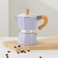 Cafetière à espresso classique en alliage d'aluminium italien personnalisée, filtre, cafetière cubaine, cafetière moka pour la maison, la cuisine, l'extérieur