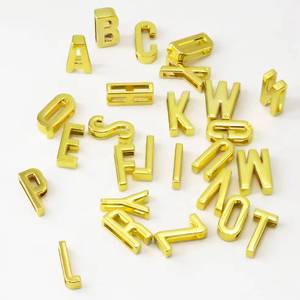 ตัวอักษรโลหะแบบเลื่อนได้ A-Z และสัญลักษณ์ต่างๆ ชุดอักษรย่อ DIY สำหรับตกแต่งเคสโทรศัพท์ ขายดี - Product Image 1
