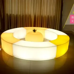 Cadeira decorativa para boate com iluminação LED para móveis de interior