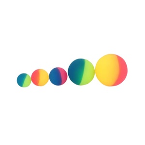 Đầy màu sắc tươi sáng rắn tùy chỉnh kích thước bouncy bóng thiết kế khác nhau cao su nảy bóng - Product Image 6