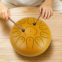 8-inch 11 Tone Steel Tongue Drum Decompression Drum Children's Musical Instrument 11 Tone Steel Tongue Drum