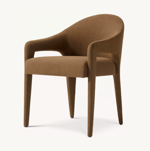Sassanid OEM Nueva Presentación Sensibilidad italiana Diseño Comedor moderno Sillón de comedor de tela <span class=keywords><strong>Isabella</strong></span> - Product Image 1