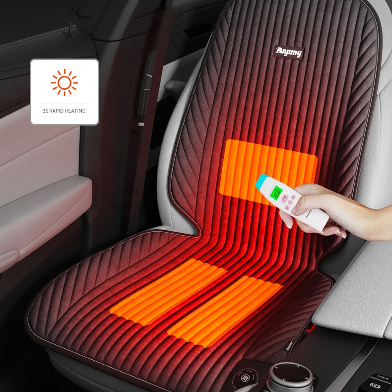 Anjuny подушка для сиденья с подогревом и умным регулятором температуры, чехол для сиденья с подогревом для офисного стула и дома
