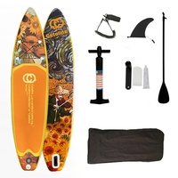 Nouveau modèle 2026 Planche à pagaie gonflable Sunflower - Planche SUP portable pour yoga et pêche
