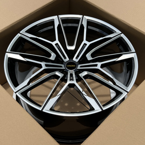 REP 7106f 20 inch đa nan hoa 5 lỗ mặt phay đen 5 112 vớ<span class=keywords><strong>i</strong></span> moq 66.5 thấp tùy chỉnh vành giả mạo sẵn sàng để vận chuyển cho BMW M4 - Product Image 4