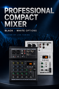 Mezclador de Audio de 4 Canales A4-USB, Consola de Sonido Portátil con Alimentación Phantom de 48V, Entrada USB para Transmisión en Vivo y Grabación Casera - Product Image 2