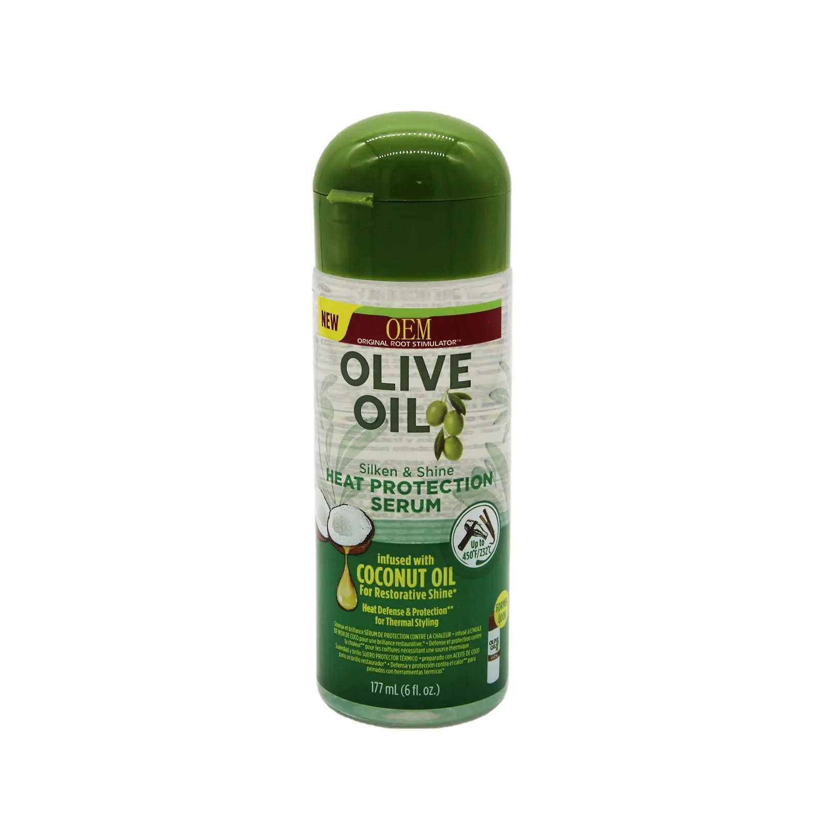 ORS capelli dell'olio di oliva smalto sano e lucido curl controllo anti-l'effetto crespo liscio e idratante di riparazione e di protezione siero 177ml