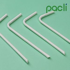 <span class=keywords><strong>Carta</strong></span> di <span class=keywords><strong>paglia</strong></span> a forma di U della cannuccia della flessione della <span class=keywords><strong>carta</strong></span> del commestibile amichevole di Eco per la scatola del succo e la scatola del mattone del latte - Product Image 4