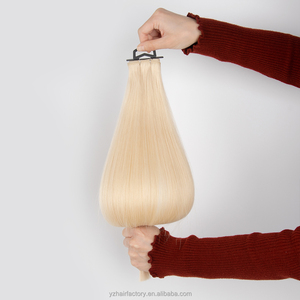 ผมต่อแบบไร้รอยต่อ Butterfly Weft แบบมองไม่เห็นรู ดีไซน์ใหม่ Twin Tab ผมแท้ 100% แบบ PU Hole Weft - Product Image 6