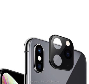 Protector de cámara de cambio de segundos, convertidor de lente de cámara de Metal para <span class=keywords><strong>Iphone</strong></span> X <span class=keywords><strong>Xr</strong></span> Xs Max Change To 11 Pro Max Lens Protecter - Product Image 6
