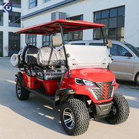Voiturette de golf électrique tout-terrain homologuée pour la route CAMP, 6 places, batterie lithium 72V, véhicule de tourisme, buggy de golf