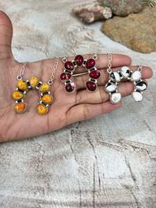 สร้อยคอเงินแท้ทำมือประดับพลอยหลากชนิด ดีไซน์หรูหราสำหรับผู้หญิง เครื่องประดับดีไซเนอร์สุดพิเศษ - Product Image 3