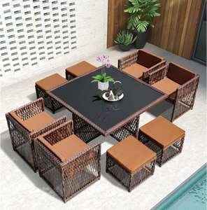 <span class=keywords><strong>Muebles</strong></span> de mimbre para exteriores, mobiliario de mimbre para jardín y Patio, barato, Save Place, restaurante - Product Image 5