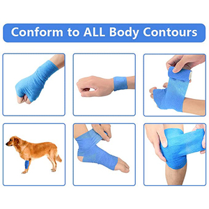 Băng quấn thể thao tự dính Yards, thoáng khí, không thấm nước, đàn hồi, không dính, chất liệu không dệt - Product Image 3