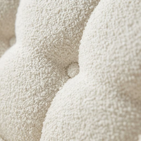 Ensemble de canapés modulaires Marshmallow |   Éponge haute densité, design sans armature |   Couverture en cachemire |   Ensemble de canapés modernes adaptés aux appartements