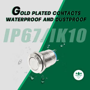 Interruptor de botón pulsador de metal Ip67, encendido y apagado, resistente al agua, antivandalismo, fabricante de fábrica de China - Product Image 5
