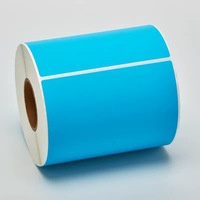 Étiquettes thermiques autocollantes de haute qualité, personnalisées en usine, imperméables, aux couleurs vives, en rouleau, autocollants colorés