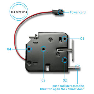 אלקטרוני keyless נמוך כוח מנעול עם מפליט מנוף אלקטרו מהיר קבינט נעילה - Product Image 2