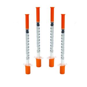 Jeringa de <span class=keywords><strong>Insulina</strong></span> Estéril de Calibre 32 con Aguja Ultrafina Fija U-40/U-100 0.3ml 0.5ml 1ml Apta <span class=keywords><strong>para</strong></span> Animales - Product Image 5