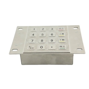 アンチ破壊EPP防水<span class=keywords><strong>Atm</strong></span>機械部品キオスク金属キーボード<span class=keywords><strong>ATM</strong></span>数字ピンパッドPCI - Product Image 3