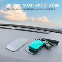 Selbstklebende PU-Antirutschmatte fürs Auto, Rutschfeste Armaturenbrettmatte für Mobiltelefone und Autodekoration, Individuelle Farbe & Logo Möglich