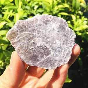 Nuevas llegadas: Mica púrpura natural, lepidolita, piedra mineral en bruto, espécimen de piedra sin pulir para la venta, decoración del hogar, decoración de Halloween - Product Image 4