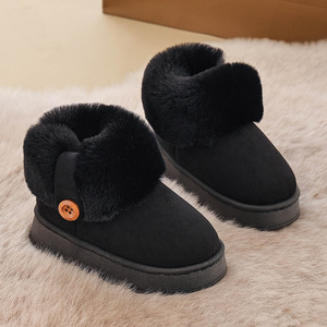 Women's Warm Comfortable and Versatile Canvas Wool Faux Fur Evergreen Design for Spring & All Seasons Home Use - Product Image 5