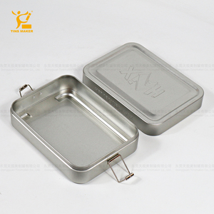 Tinsmaker Nhà Máy Tùy Chỉnh Dập Nổi In Hình Chữ Nhật Bạc <span class=keywords><strong>Tin</strong></span> Hộp Ăn Trưa Thực Phẩm An Toàn Kín Sô Cô La Bánh Cookie Kim Loại Hộp Thiếc - Product Image 3