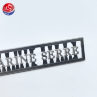 Accessoires de quincaillerie durables, lettres de logo personnalisées en alliage de zinc, étiquettes métalliques en nickel pour sacs à main en cuir