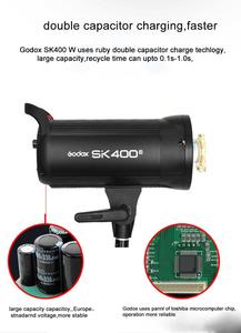 Accesorios <span class=keywords><strong>de</strong></span> luz <span class=keywords><strong>de</strong></span> flash <span class=keywords><strong>de</strong></span> cámara y foto Godox SK400II 400Ws GN65 2,4G inalámbrico X System Studio Strobe Flash Lighting - Product Image 6